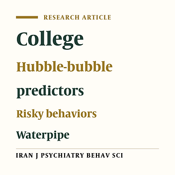 Prevalence of Hookah Smoking and Its Related Factors Among Students of Tehran University of Medical Sciences, 2012 - 2013