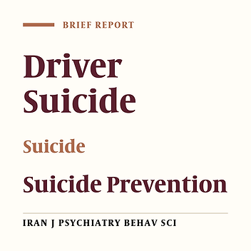 Does Driver Suicide Occur in Iran?