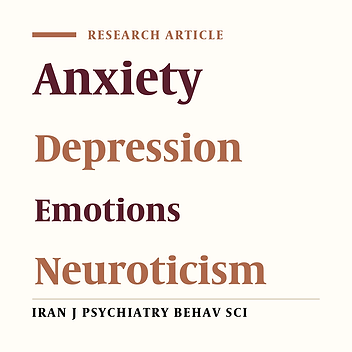 The Role of Neuroticism and Experiential Avoidance in Predicting Anxiety and Depression Symptoms: Mediating Effect of Emotion Regulation