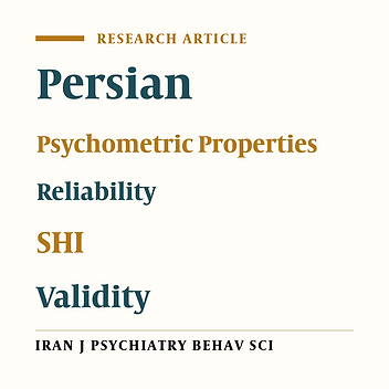 Psychometric Properties of the Persian Version of Sleep Hygiene Index in the General Population