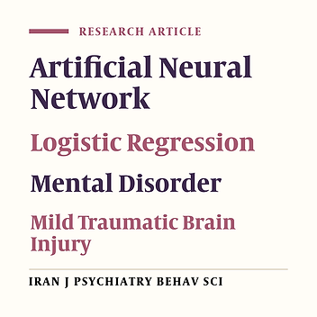 Comparison of Artificial Neural Network and Logistic Regression Models for Prediction of Psychological Symptom Six Months after Mild Traumatic Brain Injury