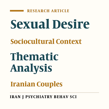 Iranian Couples Conceptualization of the Role of Sexual Socialization in Their Sexual Desire: A Qualitative Study