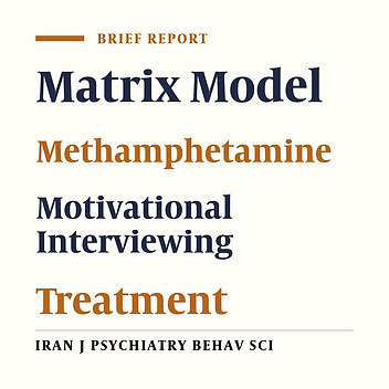 Motivational Interviewing Can Facilitate Entry to Matrix Treatment for Methamphetamine Dependence