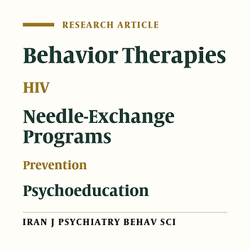 Adding-On a Brief Skill-Based HIV Prevention Psychoeducation to Needle and Syringe Programs: A Randomized Controlled Trial