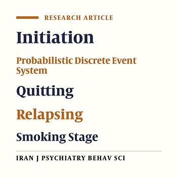 Predictors of Transition in Smoking Stages in Iranian Adolescents: A Probabilistic Discrete Event System Model