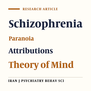 Comparing Multiple Domains of Social Cognition in Schizophrenic Patients with vs. without Paranoid Symptoms