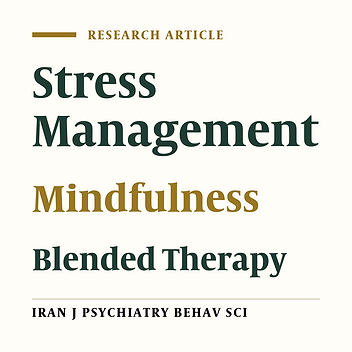 Effectiveness of Mindfulness-Based Stress Management in The Mental Health of Iranian University Students: A Comparison of Blended Therapy, Face-to-Face Sessions, and mHealth App (Aramgar)