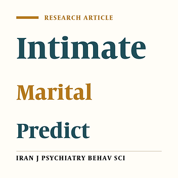 Socio-Demographic Factors Predicting Marital Intimacy in a Sample of Iranian Couples: A Cross-Sectional Study