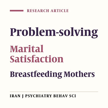 Effect of Problem-solving Skill Training on Marital Satisfaction: A Randomized Controlled Field Trial