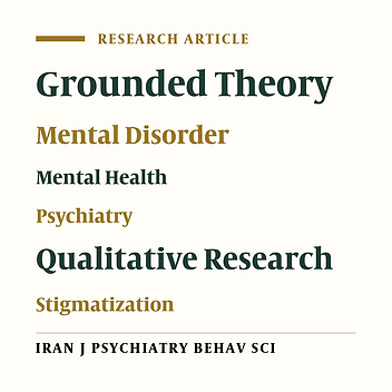 Stigmatization Toward Patients with Mental Health Diagnoses: Tehran’s Stakeholders’ Perspectives
