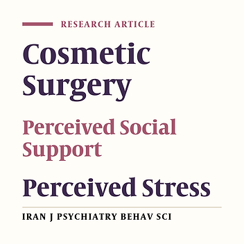 Predictive Factors for Cosmetic Surgery in Iranian Females