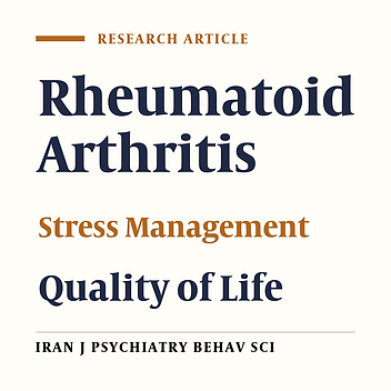 Effect of Stress Management on Quality of Life in Females with Rheumatoid Arthritis