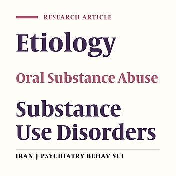 The Prevalence of Substance Use Disorders Among University Students, a Cross-Sectional Study