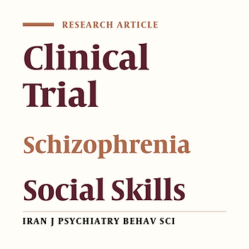 Short-term Social Skills Training in Schizophrenia Spectrum Disorders: A Clinical Trial in an Outpatient Setting