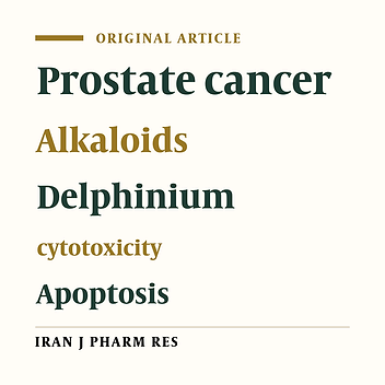 Anticancer Activity of Delphinium semibarbatum Alkaloid Fractions against LNCaP, and DU 145 Human Prostate Cancer Cells through the Intrinsic Apoptotic Pathway