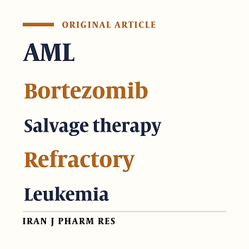 Efficacy of Adding Bortezomib to Salvage Chemotherapy in Relapsed/refractory Acute Myeloid Leukemia a Prospective Non-Interventional Study