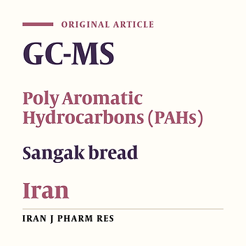 Simultaneous Analysis of 10 Priority PAHs in Iranian Sangak Bread Samples by Developing a GC-MS Method