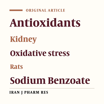 Food Additive (Sodium benzoate)-induced Damage on Renal Function and Glomerular Cells in Rats; Modulating Effect of Aqueous Extract of Atriplex halimus L.