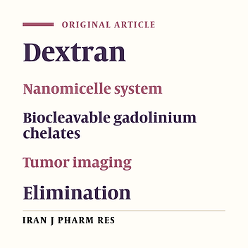 Dextran-based Nanomicelle System with Directly Ester-bound Gadolinium Chelates as a Magnetic Resonance Imaging Contrast Agent for Tumor Detection