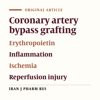 The Effect of Erythropoietin Administration on the Serum Level of YKL-40, pro-BNP and IL-6 in Coronary Surgery Patients