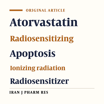 Atorvastatin Sensitizes Breast and Lung Cancer Cells to Ionizing Radiation