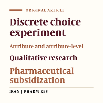 Attributes Development for Pharmaceutical Subsidization: A Qualitative Study