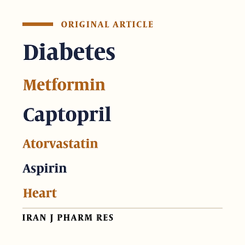 The Comparison of Antioxidant Effect of Aspirin, Metformin, Atorvastatin and Captopril Co-administration in the Heart and Kidney Tissues of Diabetic Rats