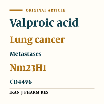 Anticancer Effects of Valproic Acid via Regulation of Epigenetic Mechanisms in Non-small-cell Lung Cancer A549 Cell Line