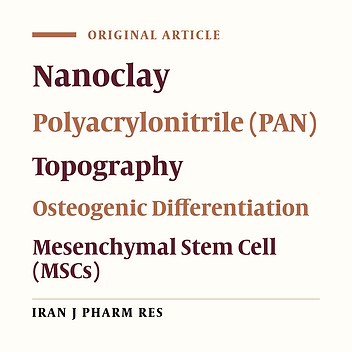 Optimization of Topography and Surface Properties of Polyacrylonitrile-Based Electrospun Scaffolds via Nonoclay Concentrations and its Effect on Osteogenic Differentiation of Human Mesenchymal Stem Cells