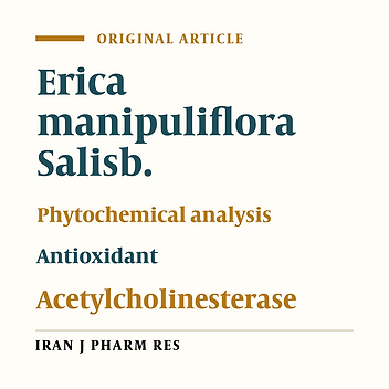Phytochemicals Analysis and Some Bioactive Properties of Erica manipuliflora Salisb. (EMS); Antibacterial, Antiradical and Anti-lipid Peroxidation