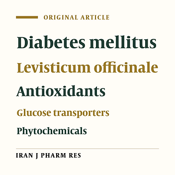 Antidiabetic Properties of Hydroalcoholic Leaf and Stem Extract of Levisticum officinale: An implication for α-amylase Inhibitory Activity of Extract Ingredients through Molecular Docking