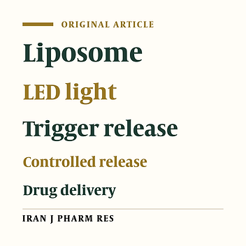 LED Photo-polymerization, a Novel Strategy for Triggered Release Liposomes