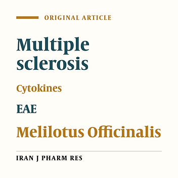 Healing Influence of Melilotus Officinalis Herbal Extract on Experimental Autoimmune Encephalomyelitis in C57BL/6 Mice