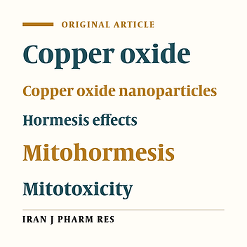 Hormesis Effects of Nano- and Micro-sized Copper Oxide