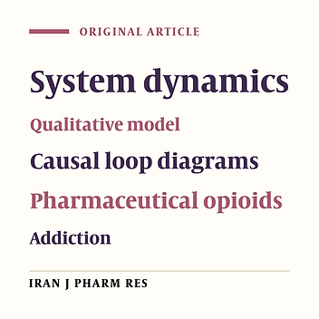 Dynamic Thinking Approach of Non-medical Use of Pharmaceutical Opioids