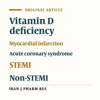 Vitamin D Deficiency Predicts the ST Elevation Type of Myocardial Infarction in Patients with Acute Coronary Syndrome