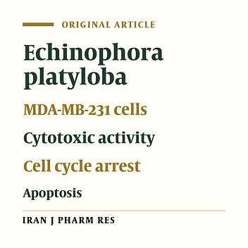 Crude Methanol Extract of Echinophora Platyloba Induces Apoptosis and Cell Cycle Arrest at S-Phase in Human Breast Cancer Cells