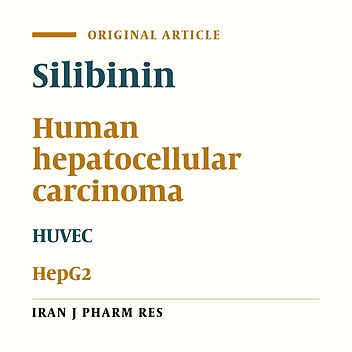 Evaluation of Silibinin Effects on the Viability of HepG2 (Human hepatocellular liver carcinoma) and HUVEC (Human Umbilical Vein Endothelial) Cell Lines