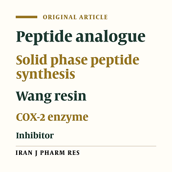 Design, Synthesis and Biological Evaluation of Novel Peptide-Like Analogues as Selective COX-2 Inhibitors