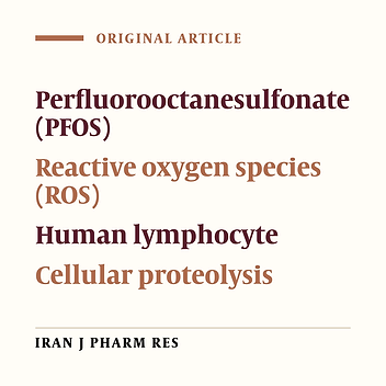 Perfluorooctanesulfonate (PFOS) Induces Apoptosis Signaling and Proteolysis in Human Lymphocytes through ROS Mediated Mitochondrial Dysfunction and Lysosomal Membrane Labialization