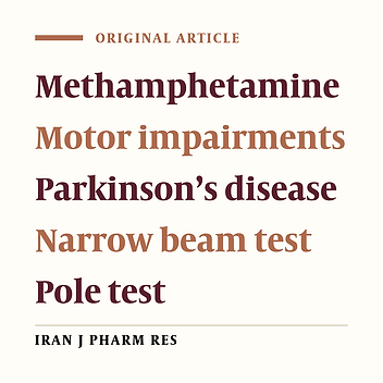 Does Repeated Methamphetamine Exposure at Different Regimens Cause Parkinsonian-Like Behavior in Rats?