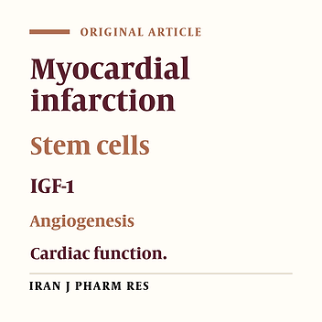 Simultaneous Delivery of Wharton’s Jelly Mesenchymal Stem Cells and Insulin-Like Growth Factor-1 in Acute Myocardial Infarction