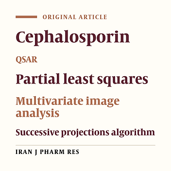 Pixel Selection by Successive Projections Algorithm Method in Multivariate Image Analysis for a QSAR Study of Antimicrobial Activity for Cephalosporins and Design New Cephalosporins