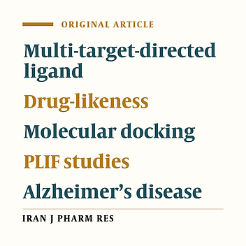 Multitarget Drug Design, Molecular Docking and PLIF Studies of Novel Tacrine−Coumarin Hybrids for the Treatment of Alzheimer’s Disease
