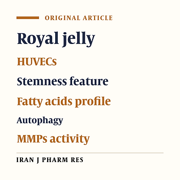 Distinct Effects of Royal Jelly on Human Endothelial Cells Under High Glucose Condition