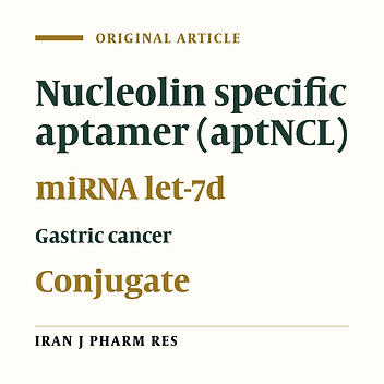 Aptamer-based Targeted Delivery of miRNA let-7d to Gastric Cancer Cells as a Novel Anti-Tumor Therapeutic Agent