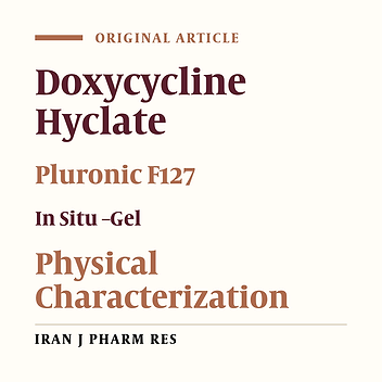 An approach to Improve Therapeutic Efficacy of Doxycycline Hyclate in Treatment of Periodontitis