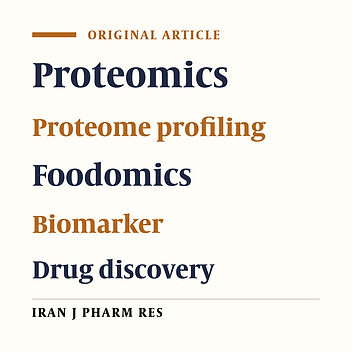 Proteomics Applications in Health: Biomarker and Drug Discovery and Food Industry