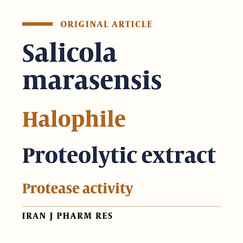 Enhanced Production and Characterization of a Highly Stable Extracellular Protease from an Extreme Halophilic Isolate Salicola marasensis
