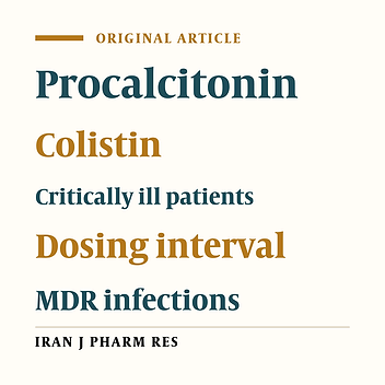 Once Versus Thrice Daily Colistin in Critically Ill Ptients with Multi-Drug Resistant Infections